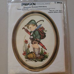 Paragon Hummel Needlecraft Kit 0931 "Lots of Luck" Vintage 1978